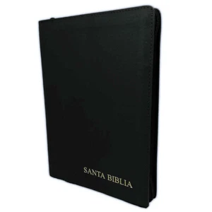 Biblia Letra Gigante 14 puntos con Cierre RV1960 imit piel negro con indice - Picture 1 of 3