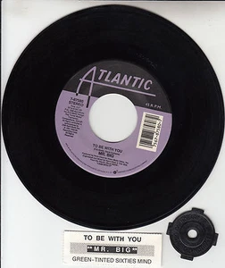 MR. BIG To Be With You 7" 45 rpm vinyl record + juke box title strip RARE! - Picture 1 of 1