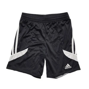Adidas Black Drawstring Sport Shorts Uk Boy's Size M W26 AA17 - Picture 1 of 3