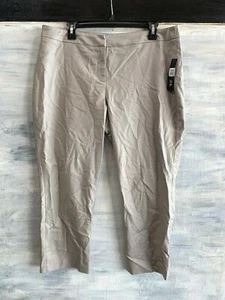 NEW! NIC + ZOE S171804P Capri Cropped Work Pants, 14P - French Linen - $128 - Picture 1 of 10