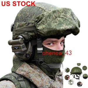 US!!! EMR Replica Russian 6b47 Tactical Helmet + Helmet Hat Cover +Goggle Cover - Picture 1 of 11
