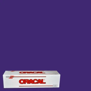 1 Roll 24" X 12" ORACAL 641 Economy Cal Vinyl - PURPLE - Picture 1 of 1