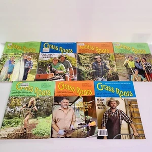 7x Grass Roots Magazine Self Sufficiency Sustainability Off Grid 2018-2020 Issue - Picture 1 of 12