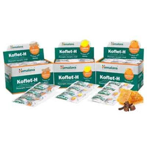 5 Streifen x 6 Stck. Himalaya Koflet-H Lutschtabletten Ingwer kostenloser Versand - Bild 1 von 4