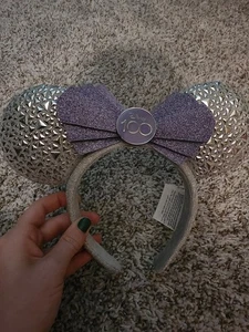 2023 Authentic Disney 100 Years Of Wonder Anniversary Minnie Mouse Ear Headband - Picture 1 of 5