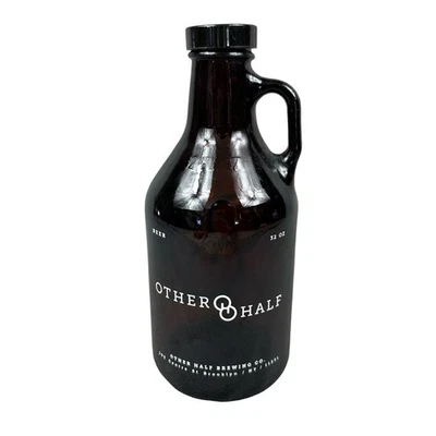 Other Half Brewing Co. Brooklyn NY Amber Glass 32oz Reusable Beer Growler Bottle - Image 1 of 2