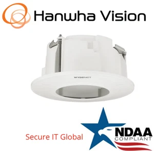 Hanwha Techwin SHD-1408FPW Deckeneinbau Plenum Unterputz Sicherheitszubehör - Bild 1 von 5