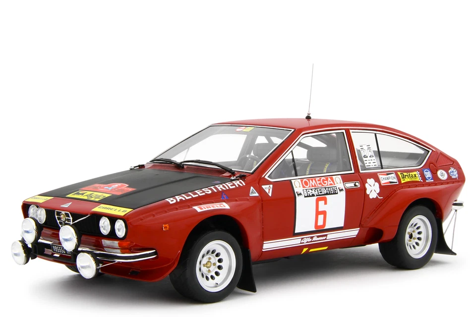LAUDORACING-MODELS 1:18 Alfa Romeo Alfetta Gr.2 Rally dell'Elba 1975 LM199B - Photo 1/4