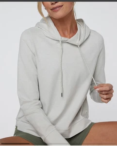 Vuori Halo Essential Hoodie Salt Heather Damen Gr. XL - Bild 1 von 8
