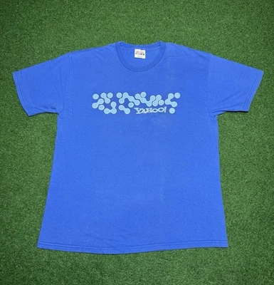 Vintage 90s Yahoo Tech Company Silicon Valley Y2K Large T Shirt  - Image 1 of 4