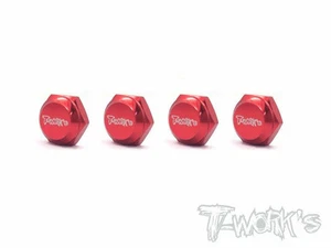 T-Works Dadi Ruota Chiusi 17mm Rosso per 1:8 Buggy - TO-050R - Photo 1/1