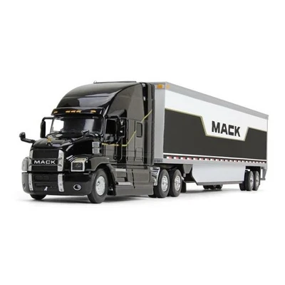 Mack Anthem Sleeper Cab w/53' Box Trailer - First Gear/DCP - Black - NIB - Image 1 of 4