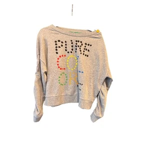 Sudadera United Colors of Benetton Color Puro Gráfico Talla Grande - Imagen 1 de 10