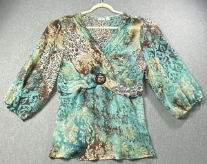 Cato Women Elegant Blouse Long Sleeves Size XL - Picture 1 of 4