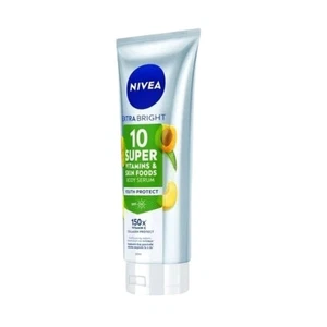 Nivea Extra Bright Serum Super Foods10 Vitamins Body 150X Skin Youth Protect 320 - Picture 1 of 10