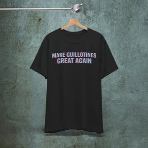 Political Guillotine TShirt, Anti-Capitalism, Activist Shirt, French Revolution - Picture 1 of 19