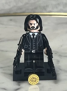 Lego John Wick Custom Printed Minifigure - Picture 1 of 2