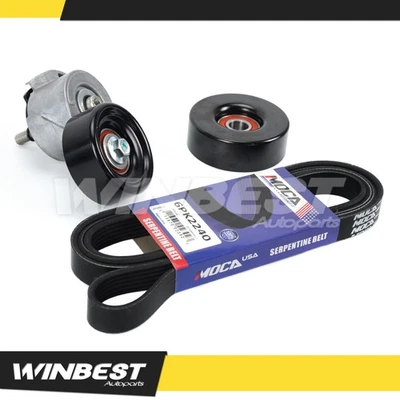 Serpentine Belt Component Kit 90K38385A for 1997-2006 Ford Ranger Mazda B3000 - Image 1 of 4