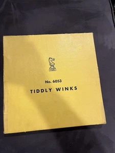 Vintage DRUEKE wooden Tiddly Winks game in box 6053 - Picture 1 of 4