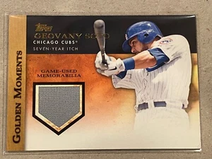 Geovany Soto 2012 Topps Golden Moments Game Used Relic Chicago Cubs - Picture 1 of 2