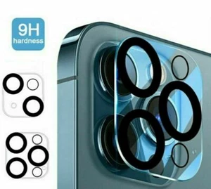 Cubierta Completa Para iPhone 13 12 11 Pro Max Vidrio Templado Cámara Trasera Lente Protector - Imagen 1 de 8