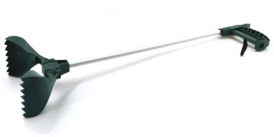 Universal Alu Greifhilfe mit Schaufel | Greifzange | Müllzange | Abfallgreifer