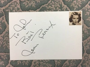 Joan Perry - The Devil Is Driving - The Mysterious Avenger -Shakedown -Autograph - Picture 1 of 2