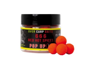 Over Carp Baits Mini Bouillettes Pop Up Fluo Pêche Rig de Cheveux Esches Appât - Photo 1/6