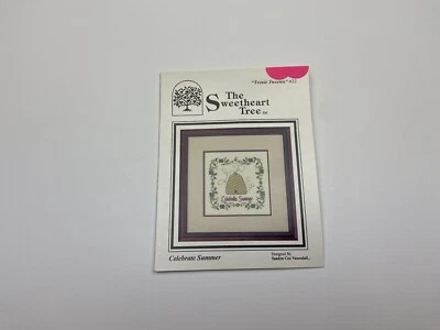 Sweetheart Tree Teenie Tweenie Summer Cross Stitch Pattern With Charm 1M - Image 1 of 4