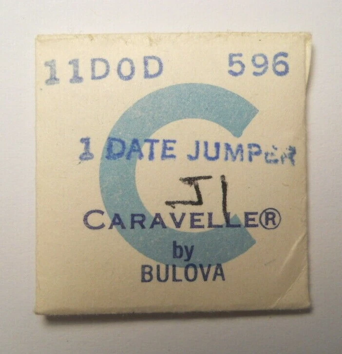 BULOVA CARAVELLE 11DOD Genuine Factory Replacement Watch Part #596 - DATE JUMPER - Image 1 of 1