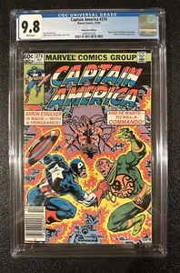 Captain America #274 CGC 9.8 Newsstand! Nick Fury & Howling Commandos Appearance - Picture 1 of 2