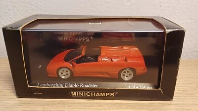 400103580 Minichamps Lamborghini Diablo Roadster 1994 Red - 1:43 - Immagine 1 di 2
