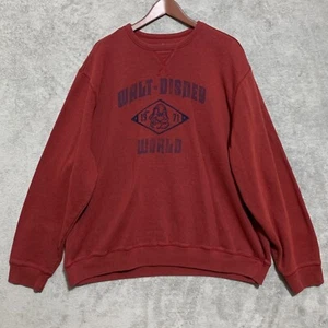 Felpa Disney Parks Walt Disney World Grumpy 1971. Taglia XXXL 3XL rosso/blu - Foto 1 di 7