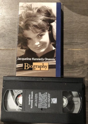 VHS Jacqueline Kennedy Onassis Biography A&E 1997 Time life video - Image 1 of 3