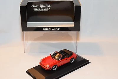 . MINICHAMPS PORSCHE 911 CORSA CABRIOLET 1983 ROSSO COME NUOVO IN SCATOLA - Immagine 1 di 4