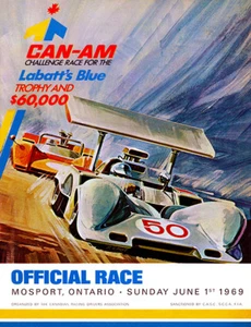 1969 Can Am Challenge Race - Mosport Ontario - Promotional Advertising Poster - Picture 1 of 1