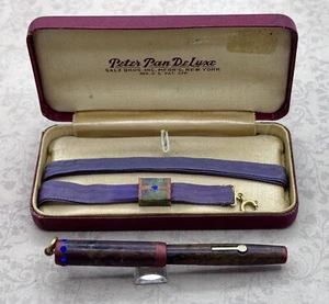 Salz. Bros. Peter Pan DeLuxe Hand-Painted FP w/ Silk Neck Ribbon - Serviced - Picture 1 of 19