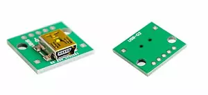 2X Adapter Converter Mini USB FA Dip 5p Shape Arduino Track PCB 2.54 - Picture 1 of 1