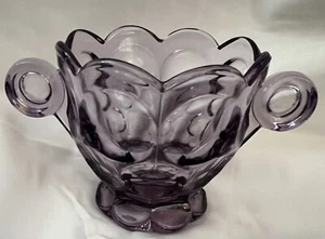 Heisey Provincial Amethyst Footed Sugar Bowl - Picture 1 of 3