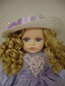 Little Companion Collection By William Tung, 20 1/2" Inch Doll "Leah" - Foto 1 di 7