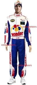 Ricky Bobby NASCAR Jumpsuit + Cap Full Costume TALLADEGA NIGHTS - Picture 1 of 11