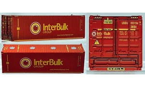 Pirate H0 PI12382 - Set With 2 Container 30 " Interbulk Group - Picture 1 of 1