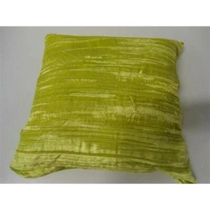 FEDERA CUSCINO ARREDO VELLUTO "PANIKER" COPRICUSCINO DIVANO LETTO - VERDE - Imagen 1 de 1