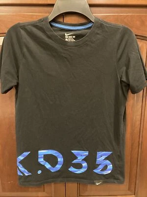 NIKE~K.D. Camiseta Kevin Durant Negra, Niños Talla Grande, Usada en Excelente Condición! Foto 1 de 4