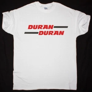 T-shirt DURAN DURAN Band 1981 LOGO cotone pesante bianca tutte le taglie per uomo C372 - Foto 1 di 5