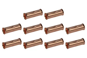 1/0 AWG TEMCo Butt Splice Connector Bare Copper Uninsulated Gauge. 10 Pack - Picture 1 of 5