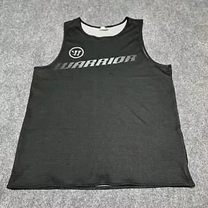 Warrior Shirt Mens Large Black White Mesh Tank Top Reversible Lacrosse - Picture 1 of 13