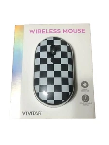 Vivitar Wireless Mouse Classic Checkerboard Design 2024 ! - Bild 1 von 2
