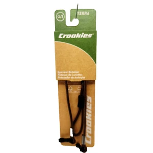 Croakies Terra Spec Cord Eyewear Retainer Black New Adjustable Authentic #44 - Picture 1 of 2