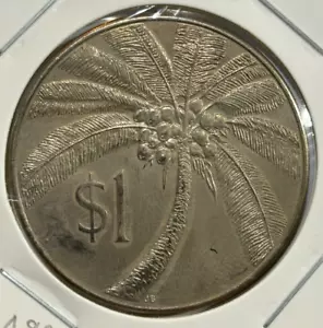 1974 Samoa 1 Tala - Tanumafili II Coin - Picture 1 of 3